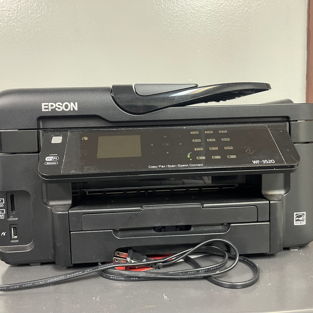 Epson WF-3520 Multifunction Printer in Black
